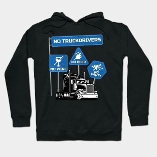 Funny Trucker Truck Driver Big Rig Semi 18 Wheeler Trucking Hoodie